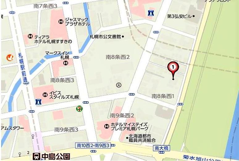 サービスアパ―トメントsapporo中島公園1Ldk802 Apartment Exterior photo